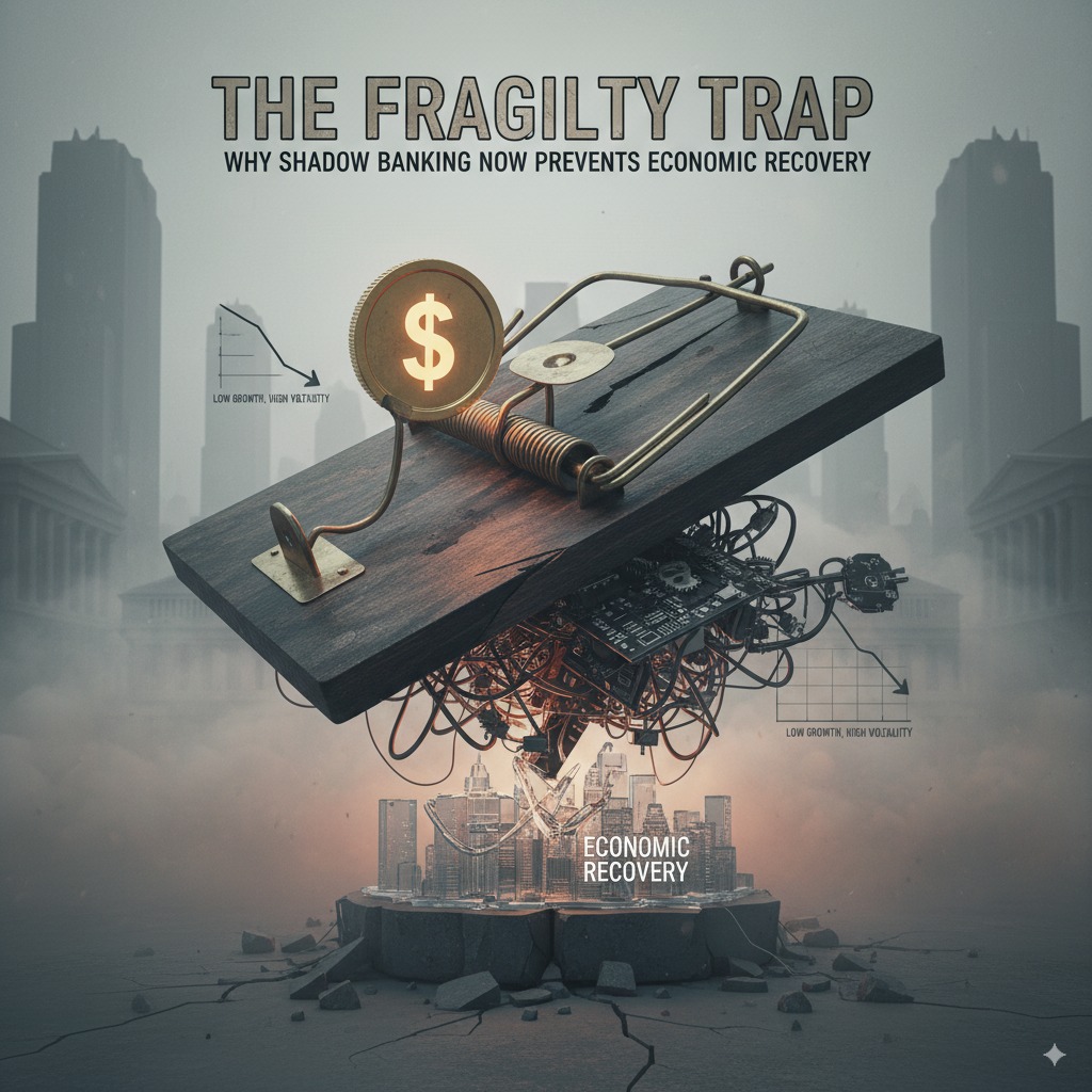 The Fragility Trap: Why Shadow Banking Now Prevents Economic Recovery